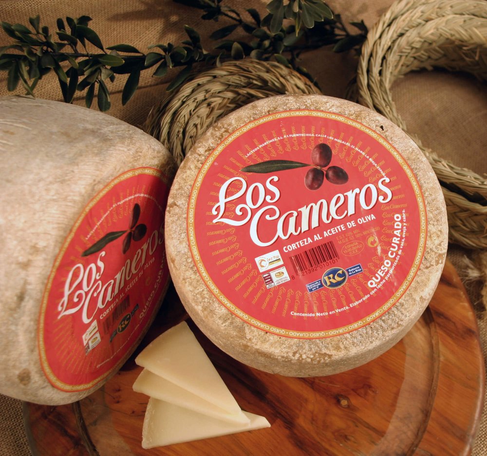 Los Cameros Cured Blended Cheese from Rioja, Spain 